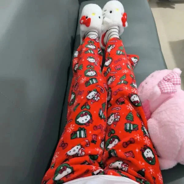 Hello Kitty Pajamas- Cozy Warm Pants